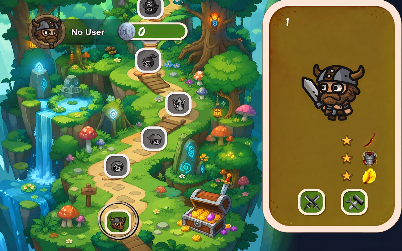 Champion Desert Odyssey desert level map